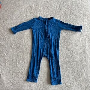 VGUC Kyte BABY Zippered Romper in Sapphire (0-3M)